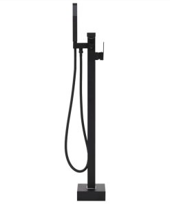 Freestanding Bathtub Faucet Black Stainless Steel 90 Cm 4 Freestanding Bathtub Faucet Black Stainless Steel 90 Cm -Room Freestanding Bathtub Faucet Black Stainless Steel 90 cm 454062 2
