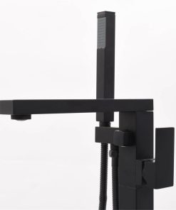 Freestanding Bathtub Faucet Black Stainless Steel 90 Cm 5 Freestanding Bathtub Faucet Black Stainless Steel 90 Cm -Room Freestanding Bathtub Faucet Black Stainless Steel 90 cm 454062 3