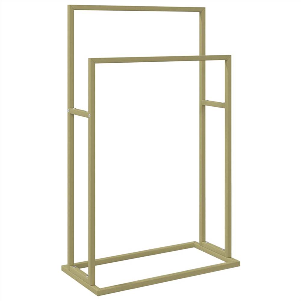 Freestanding Towel Rack Gold 48x24x78.5 cm Iron Freestanding Towel Rack Gold 48x24x78.5 Cm Iron -Room Freestanding Towel Rack Gold 48x24x78 5 cm Iron 512964 1