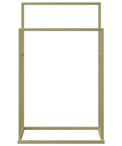 Freestanding Towel Rack Gold 48x24x78.5 Cm Iron 4 Freestanding Towel Rack Gold 48x24x78.5 Cm Iron -Room Freestanding Towel Rack Gold 48x24x78 5 cm Iron 512964 2