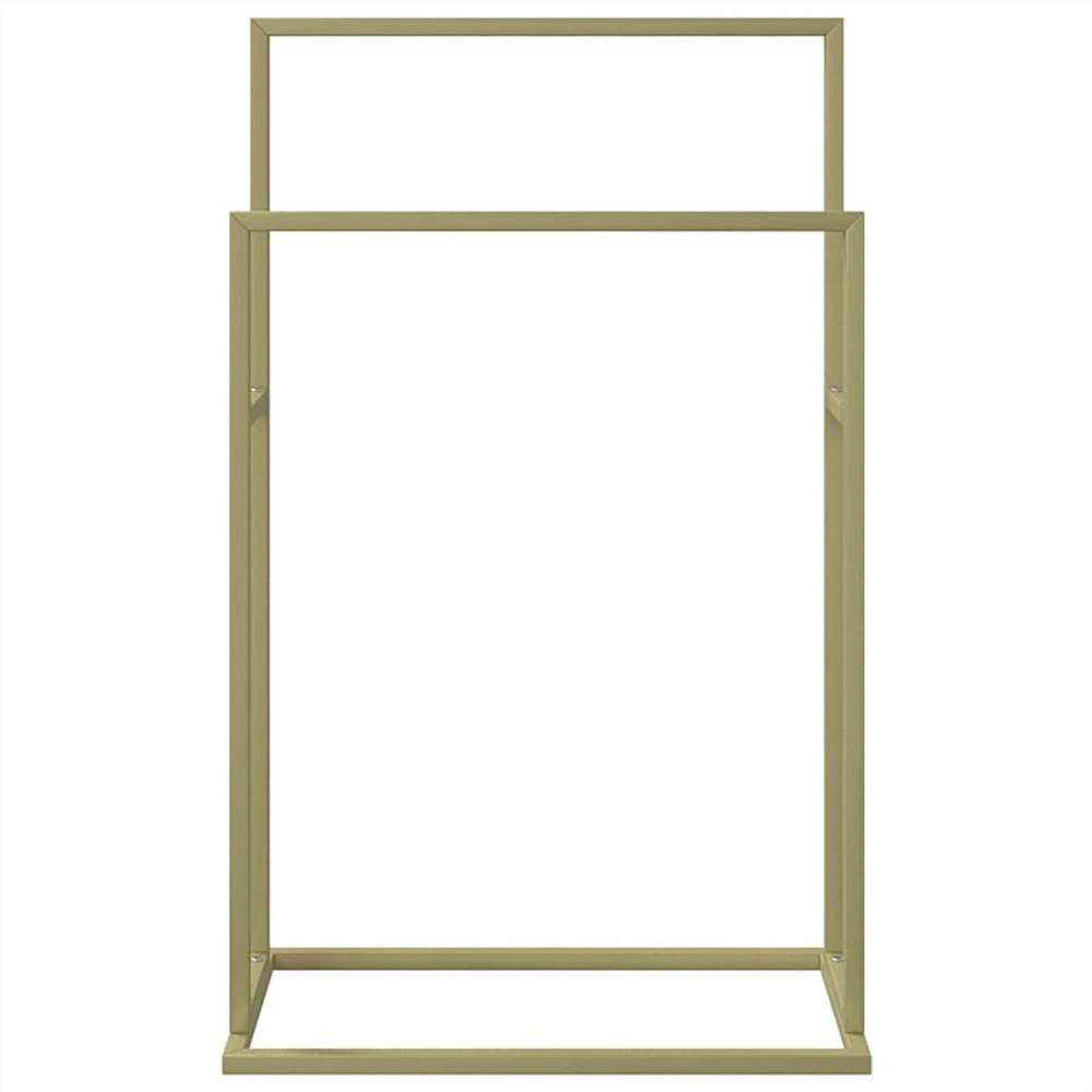 Freestanding Towel Rack Gold 48x24x78.5 cm Iron Freestanding Towel Rack Gold 48x24x78.5 Cm Iron -Room Freestanding Towel Rack Gold 48x24x78 5 cm Iron 512964 2