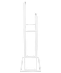 Freestanding Towel Rack White 48x24x78.5 Cm Iron 5 Freestanding Towel Rack White 48x24x78.5 Cm Iron -Room Freestanding Towel Rack White 48x24x78 5 cm Iron 512460 3
