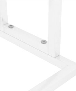 Freestanding Towel Rack White 48x24x78.5 Cm Iron 7 Freestanding Towel Rack White 48x24x78.5 Cm Iron -Room Freestanding Towel Rack White 48x24x78 5 cm Iron 512460 5