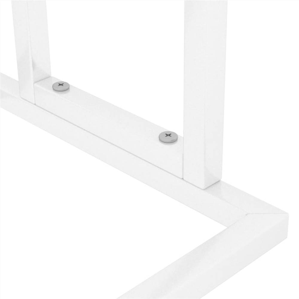 Freestanding Towel Rack White 48x24x78.5 cm Iron Freestanding Towel Rack White 48x24x78.5 Cm Iron -Room Freestanding Towel Rack White 48x24x78 5 cm Iron 512460 5