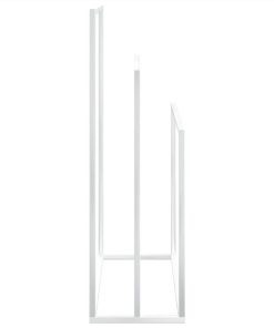 Freestanding Towel Rack White 48x24x79 Cm Iron -Room Freestanding Towel Rack White 48x24x79 cm Iron 512933 3