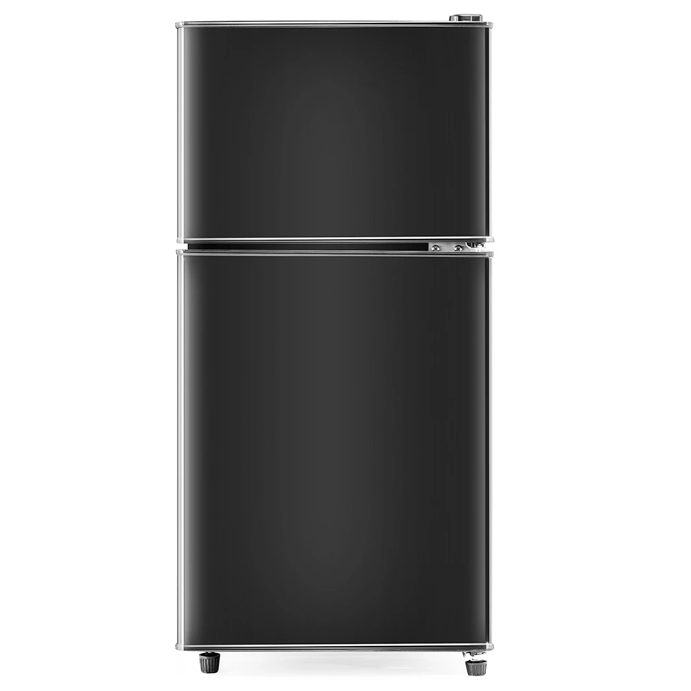 Merax Fridge-freezer Double-door, 60L Total Volume, 22L Freezer Volume, 38L Refrigerate Volume 172 KWh/annum, -27 -13 Celsius - Image 2