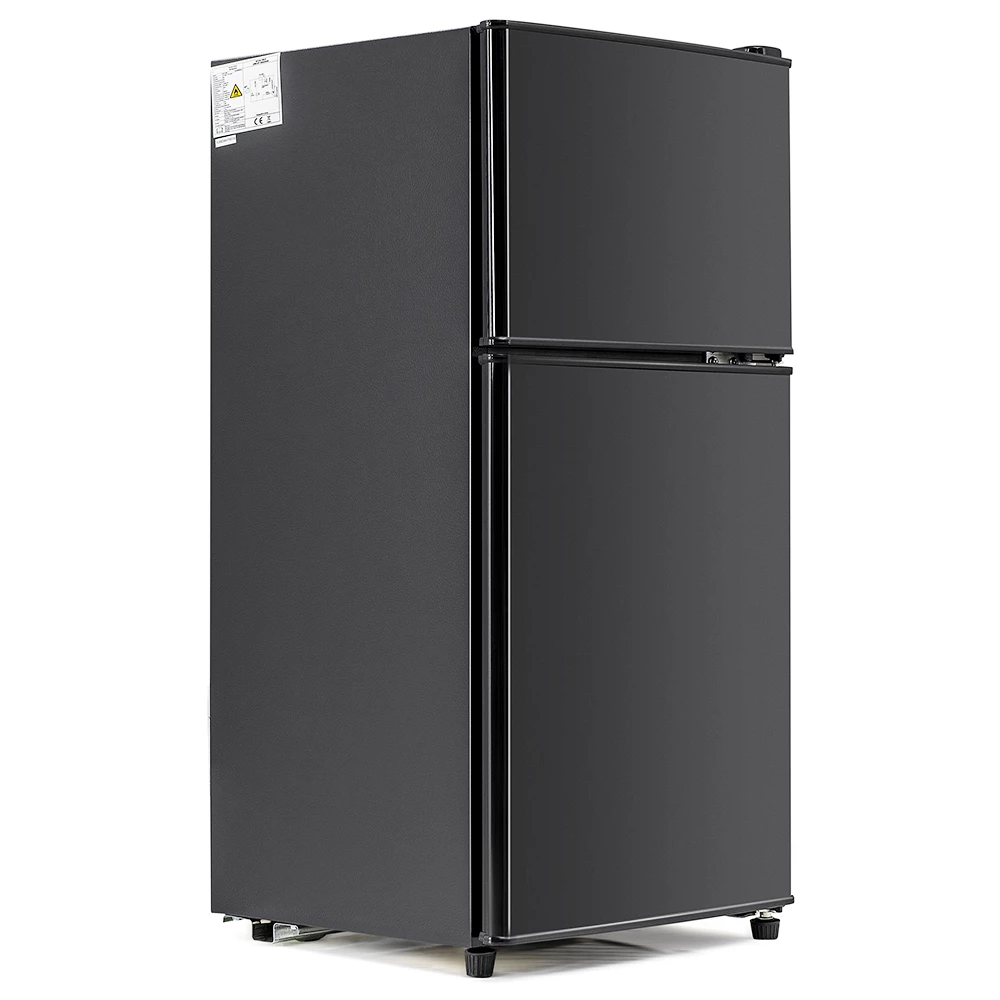 Merax Fridge-freezer Double-door, 60L Total Volume, 22L Freezer Volume, 38L Refrigerate Volume 172 KWh/annum, -27 -13 Celsius - Image 3