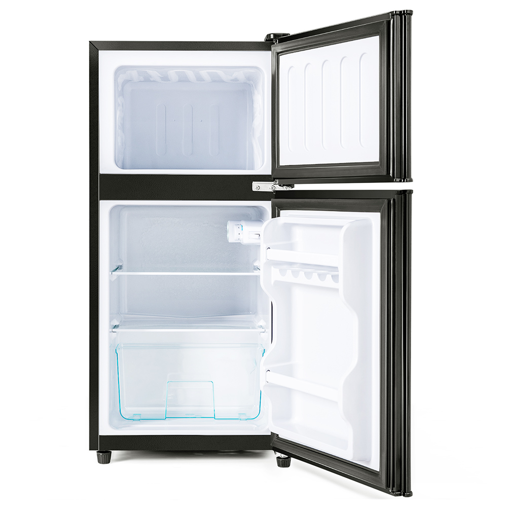 Fridge-freezer Double-door, 60L Total Volume, 22L Freezer Volume, 38L Refrigerate Volume 172 kWh/annum, -27 -13 Celsius Merax Fridge-freezer Double-door, 60L Total Volume, 22L Freezer Volume, 38L Refrigerate Volume 172 KWh/annum, -27 -13 Celsius -Room Fridge freezer Double door 60L Total Volume 22L Freezer Volume 501461 3