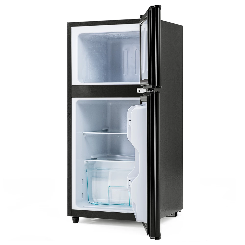 Merax Fridge-freezer Double-door, 60L Total Volume, 22L Freezer Volume, 38L Refrigerate Volume 172 KWh/annum, -27 -13 Celsius - Image 5