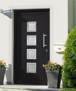 Front Door Anthracite 98x190 Cm
