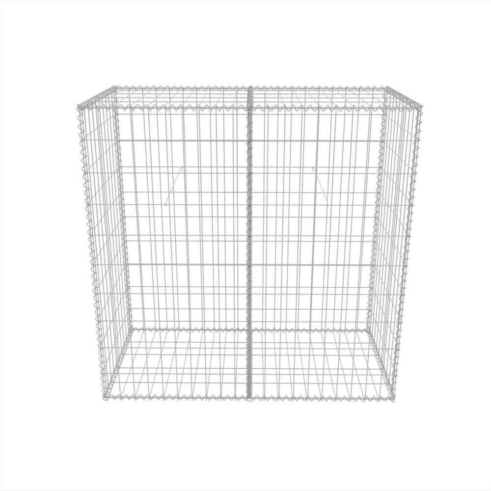 Gabion Basket Galvanised Steel 100x50x100 cm Gabion Basket Galvanised Steel 100x50x100 Cm -Room Gabion Basket Galvanised Steel 100x50x100 cm 442243 3