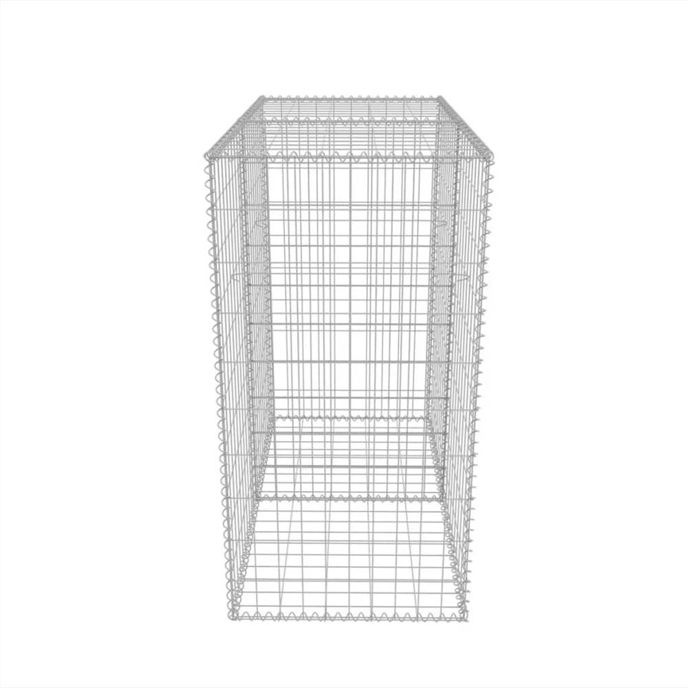 Gabion Basket Galvanised Steel 100x50x100 cm Gabion Basket Galvanised Steel 100x50x100 Cm -Room Gabion Basket Galvanised Steel 100x50x100 cm 442243 4