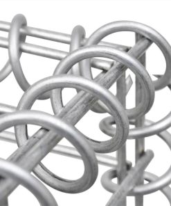 Gabion Basket Galvanised Steel 100x50x100 Cm 7 Gabion Basket Galvanised Steel 100x50x100 Cm -Room Gabion Basket Galvanised Steel 100x50x100 cm 442243 5