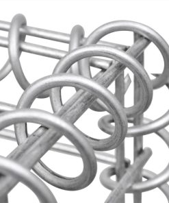 Gabion Basket U-Shape Galvanised Steel 160x20x150 Cm 6 Gabion Basket U-Shape Galvanised Steel 160x20x150 Cm -Room Gabion Basket U Shape Galvanised Steel 160x20x150 cm 446038 4