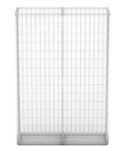Gabion Basket With Lids Galvanised Wire 150 X 100 X 30 Cm -Room Gabion Basket with Lids Galvanised Wire 150 x 100 x 30 cm 454112 2