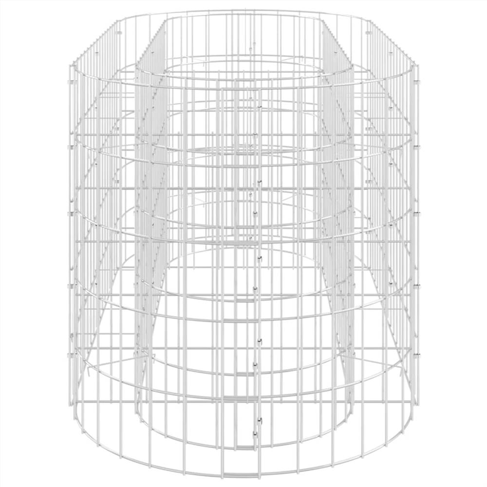 Gabion Raised Bed Galvanised Iron 120x50x50 cm Gabion Raised Bed Galvanised Iron 120x50x50 Cm -Room Gabion Raised Bed Galvanised Iron 120x50x50 cm 513254 4