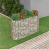 Gabion Raised Bed Galvanised Iron 190x50x100 Cm 1 Gabion Raised Bed Galvanised Iron 190x50x100 Cm -Room Gabion Raised Bed Galvanised Iron 190x50x100 cm 513311 0