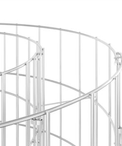 Gabion Raised Bed Galvanised Iron 190x50x100 Cm -Room Gabion Raised Bed Galvanised Iron 190x50x100 cm 513311 5