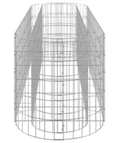 Gabion Raised Bed Galvanised Iron 190x50x50 Cm -Room Gabion Raised Bed Galvanised Iron 190x50x50 cm 513267 4