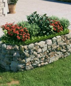 Gabion Raised Bed Galvanised Iron 200x100x50 Cm