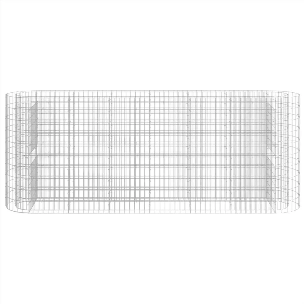 Gabion Raised Bed Galvanised Iron 260x50x100 Cm - Image 3