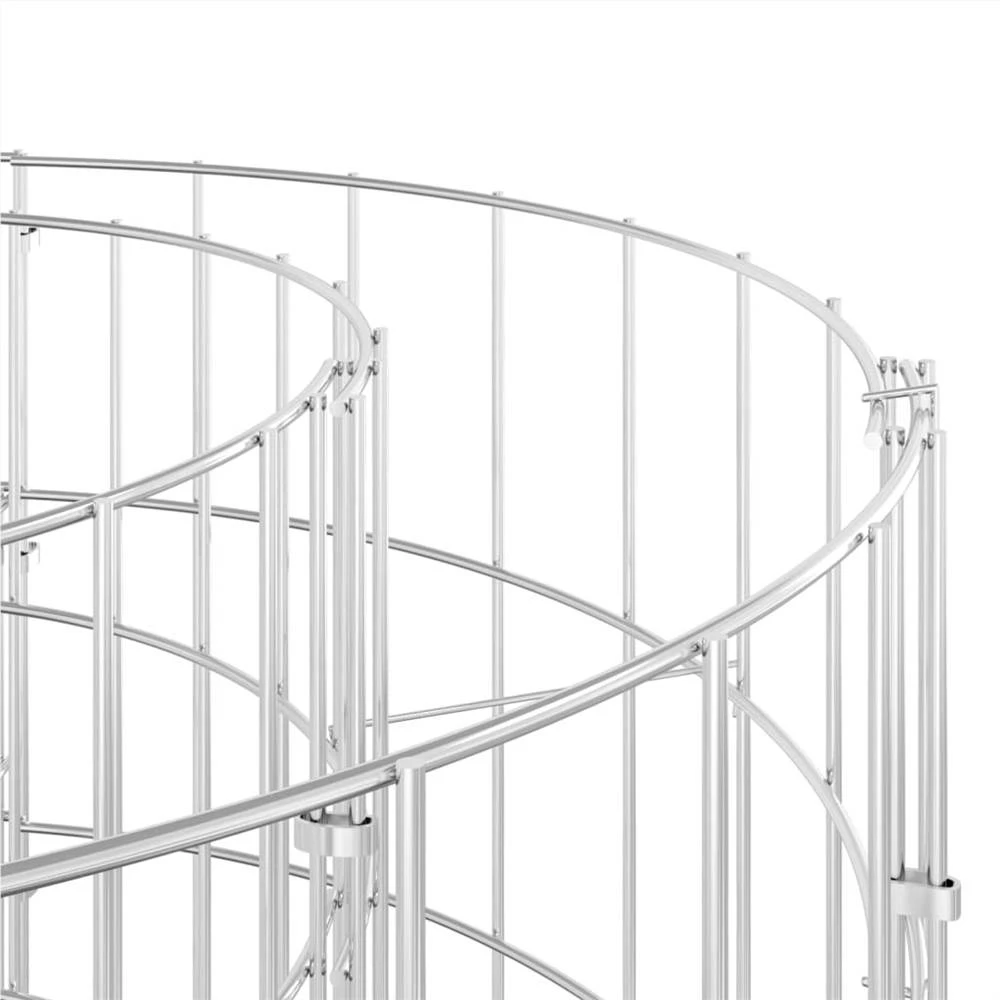 Gabion Raised Bed Galvanised Iron 260x50x100 Cm - Image 6