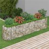 Gabion Raised Bed Galvanised Iron 260x50x50 Cm 1 Gabion Raised Bed Galvanised Iron 260x50x50 Cm -Room Gabion Raised Bed Galvanised Iron 260x50x50 cm 513255 0