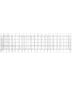 Gabion Raised Bed Galvanised Iron 260x50x50 Cm -Room Gabion Raised Bed Galvanised Iron 260x50x50 cm 513255 3