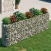 Gabion Raised Bed Galvanised Iron 330x50x100 Cm -Room Gabion Raised Bed Galvanised Iron 330x50x100 cm 515714 0