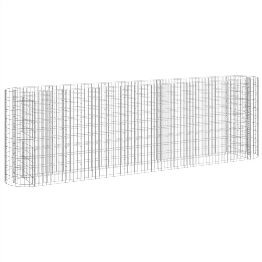 Gabion Raised Bed Galvanised Iron 330x50x100 Cm - Image 2