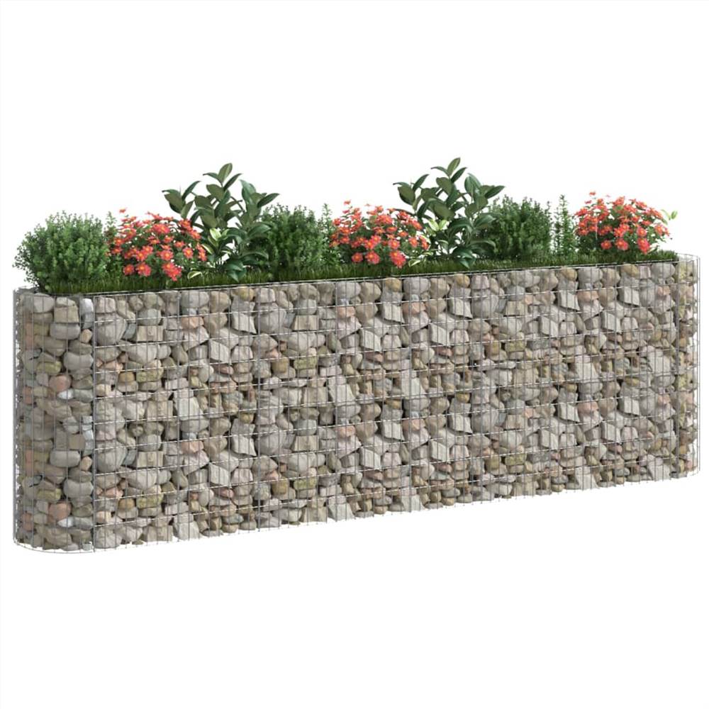 Gabion Raised Bed Galvanised Iron 330x50x100 cm Gabion Raised Bed Galvanised Iron 330x50x100 Cm -Room Gabion Raised Bed Galvanised Iron 330x50x100 cm 515714 2