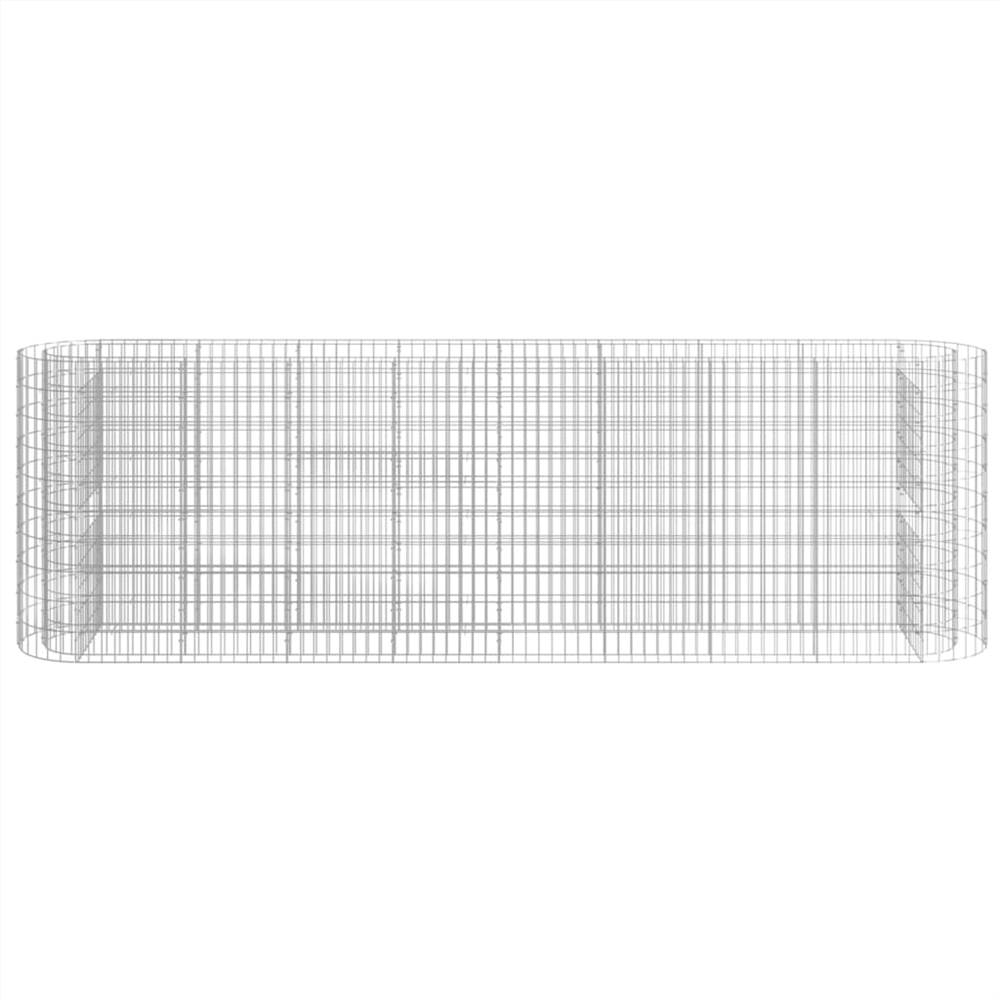 Gabion Raised Bed Galvanised Iron 330x50x100 cm Gabion Raised Bed Galvanised Iron 330x50x100 Cm -Room Gabion Raised Bed Galvanised Iron 330x50x100 cm 515714 3