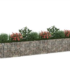 Gabion Raised Bed Galvanised Iron 330x50x50 Cm 4 Gabion Raised Bed Galvanised Iron 330x50x50 Cm -Room Gabion Raised Bed Galvanised Iron 330x50x50 cm 513262 2