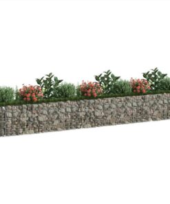 Gabion Raised Bed Galvanised Iron 400x50x50 Cm 4 Gabion Raised Bed Galvanised Iron 400x50x50 Cm -Room Gabion Raised Bed Galvanised Iron 400x50x50 cm 513263 2