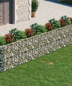 Gabion Raised Bed Galvanised Iron 470x50x100 Cm
