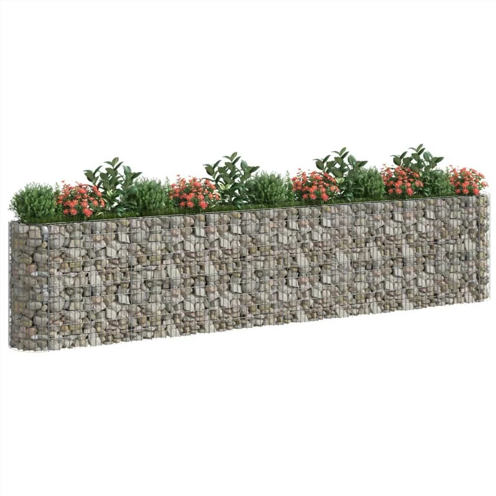 Gabion Raised Bed Galvanised Iron 470x50x100 Cm - Image 3