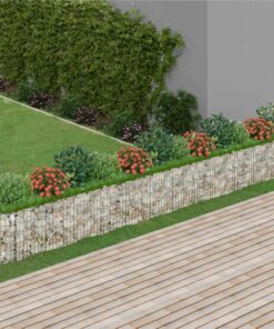 Gabion Raised Bed Galvanised Iron 470x50x50 Cm