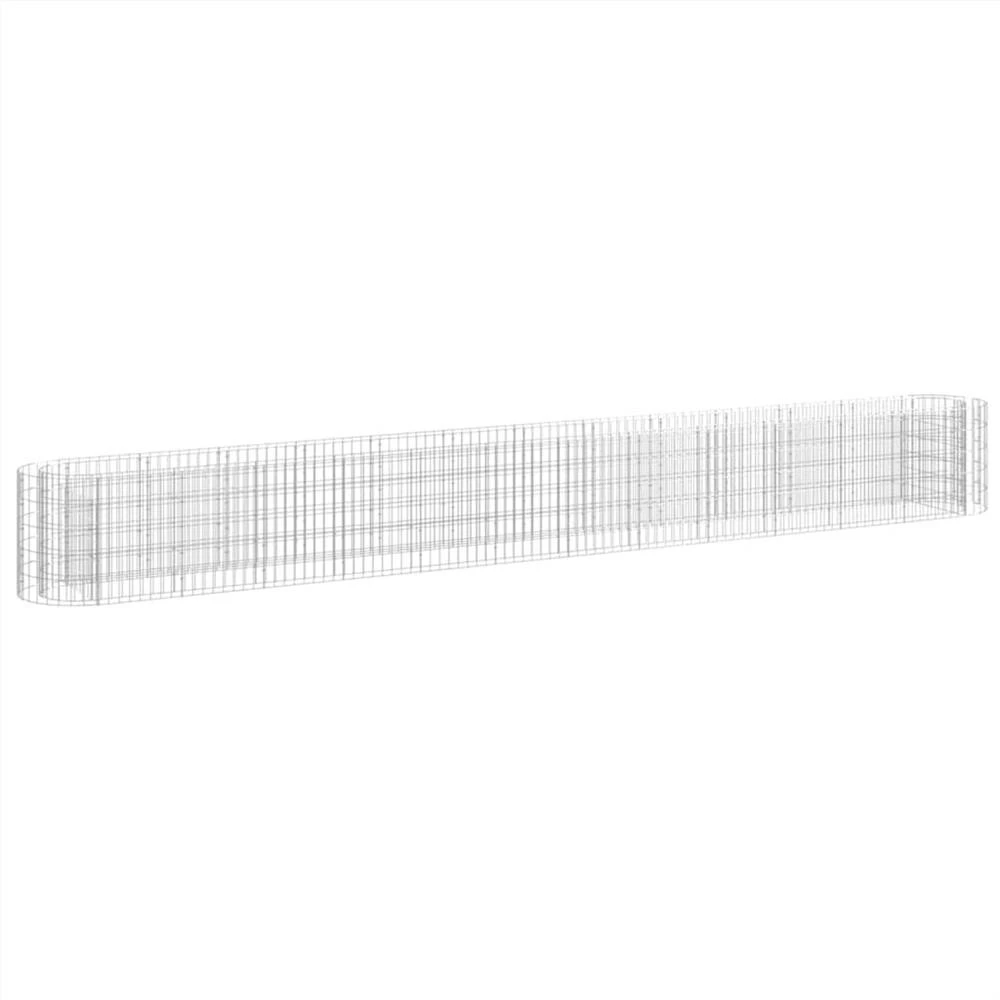 Gabion Raised Bed Galvanised Iron 470x50x50 Cm - Image 2