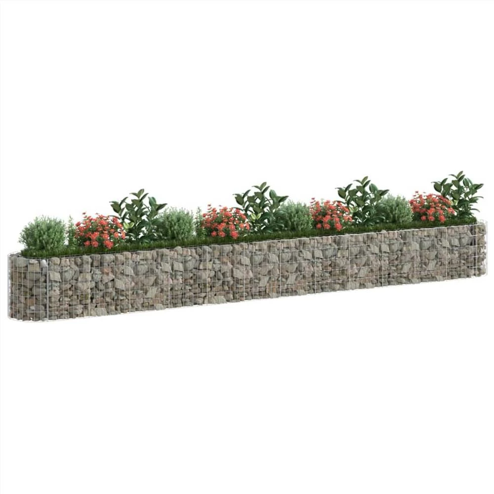 Gabion Raised Bed Galvanised Iron 470x50x50 Cm - Image 3