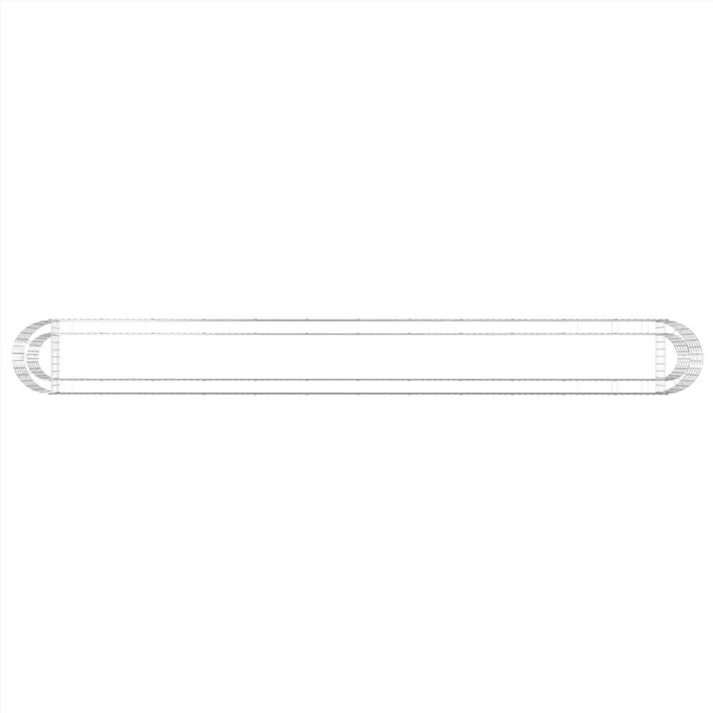 Gabion Raised Bed Galvanised Iron 470x50x50 Cm - Image 6