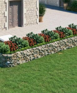 Gabion Raised Bed Galvanised Iron 500x100x50 Cm