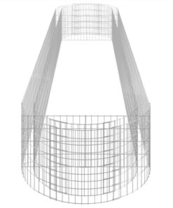 Gabion Raised Bed Galvanised Iron 500x100x50 Cm 6 Gabion Raised Bed Galvanised Iron 500x100x50 Cm -Room Gabion Raised Bed Galvanised Iron 500x100x50 cm 515975 4