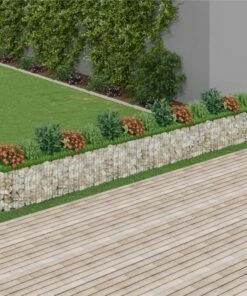 Gabion Raised Bed Galvanised Iron 540x50x50 Cm