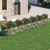 Gabion Raised Bed Galvanised Iron 600x100x50 Cm 1 Gabion Raised Bed Galvanised Iron 600x100x50 Cm -Room Gabion Raised Bed Galvanised Iron 600x100x50 cm 516019 0