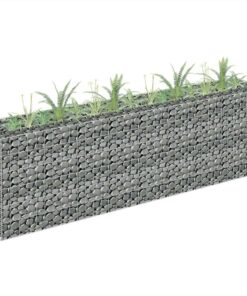 Gabion Raised Bed Galvanised Steel 180x30x60 Cm