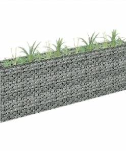 Gabion Raised Bed Galvanised Steel 180x30x60 Cm