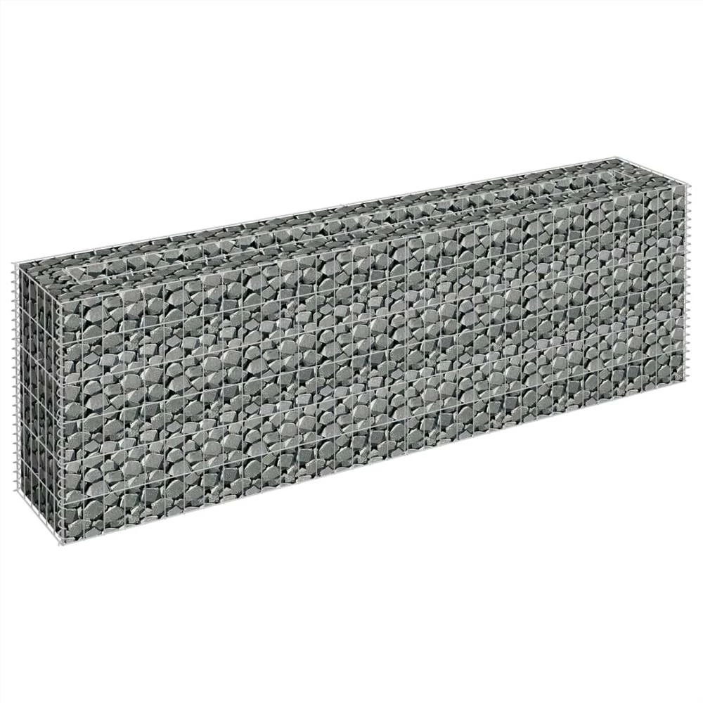 Gabion Raised Bed Galvanised Steel 180x30x60 Cm - Image 3