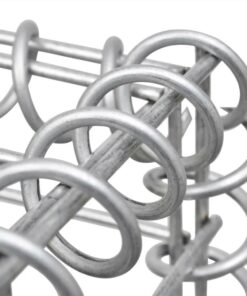 Gabion Raised Bed Galvanised Steel 180x30x60 Cm 7 Gabion Raised Bed Galvanised Steel 180x30x60 Cm -Room Gabion Raised Bed Galvanised Steel 180x30x60 cm 447176 5