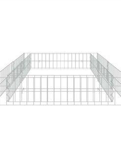 Gabion Raised Bed Galvanised Steel 200x100x20 Cm -Room Gabion Raised Bed Galvanised Steel 200x100x20 cm 502169 3