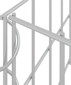 Gabion Raised Bed Galvanised Steel 200x100x20 Cm -Room Gabion Raised Bed Galvanised Steel 200x100x20 cm 502169 4